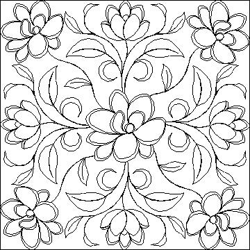 (image for) Gardenia Block for 9 Patch-L02534*